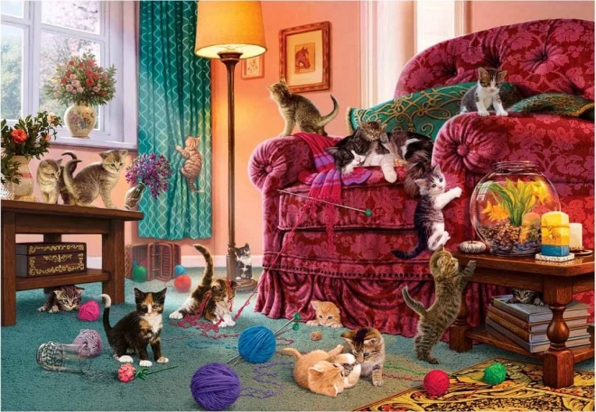 Anatolian Mischievous Kittens Puzzle 500 Pieces