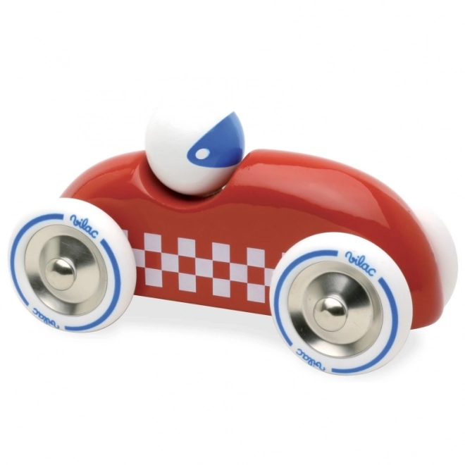 Vilac Wooden Race Car Red