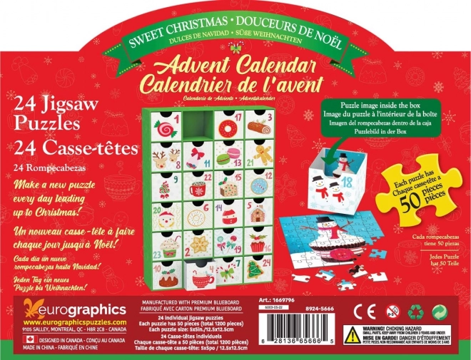 Eurographics Puzzle Advent Calendar: Sweet Christmas