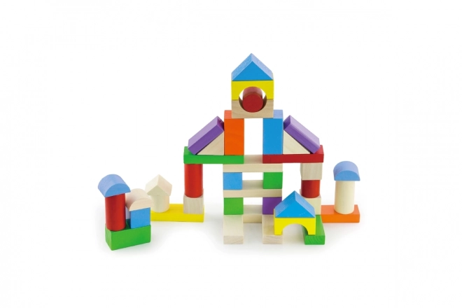 Wooden Building Blocks Set