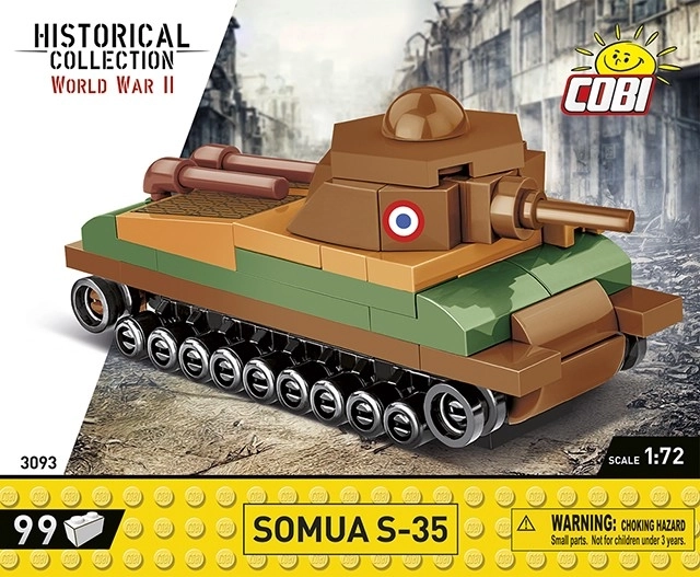 Cobi Historical Collection Somua S-35 Tank Model