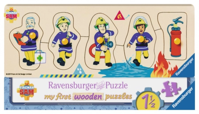 Wooden Puzzle Fireman Sam and Friends