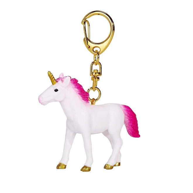 Mojo unicorn keychain neon pink