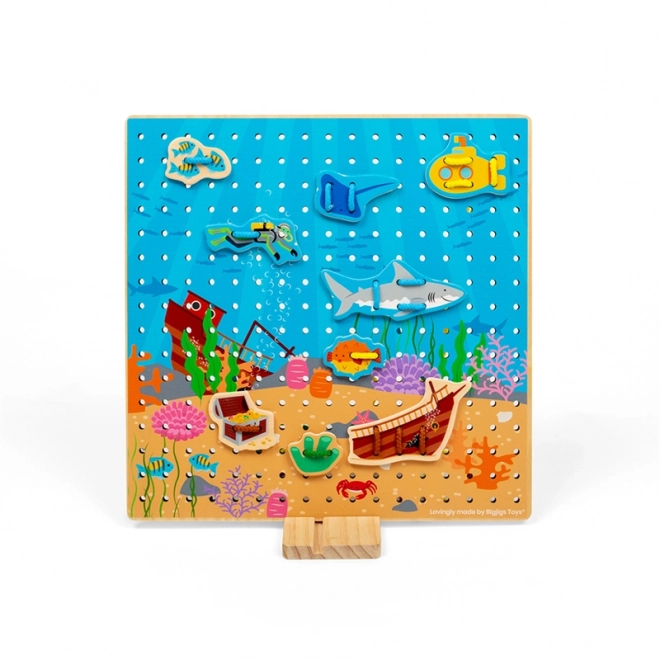 Bigjigs Toys Sea Threading Board