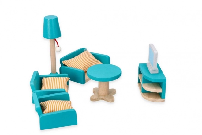 Scandinavian Style Dollhouse Furniture Set