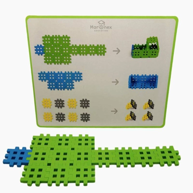 Mini Waffle EDU Building Blocks with Activity Cards