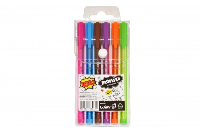 Colorful Pen Set 6-Pack