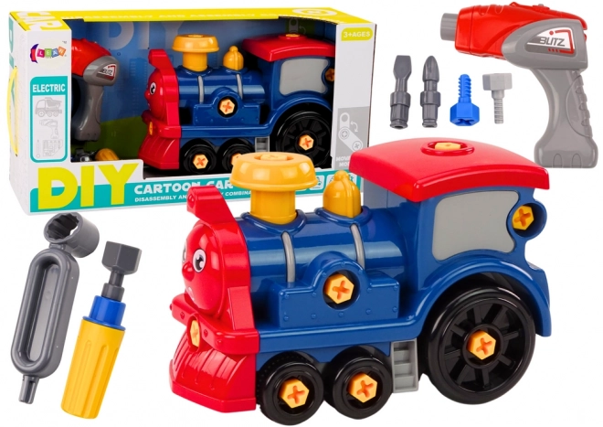 Cartoon DIY Train for Kids