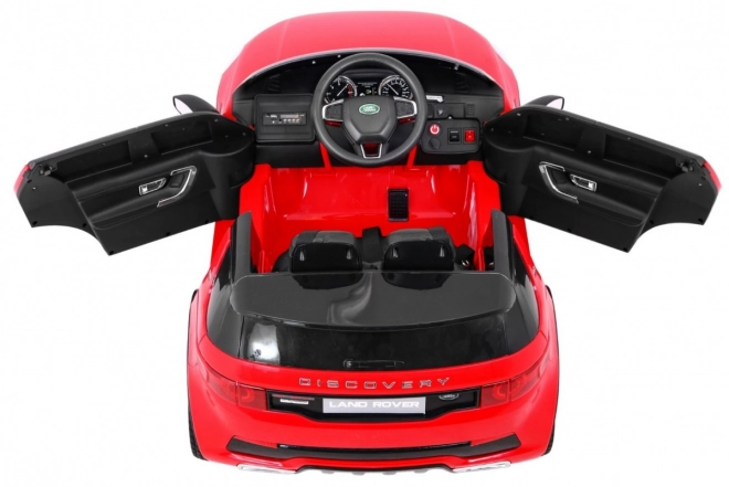 Children's Land Rover Discovery Red + Remote Control + 5 Harnesses + Seat Adjustment + EVA + MP3 LED