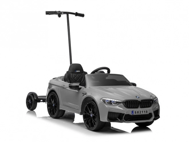 Electric Ride-On BMW M5 with Parental Control Silver Painted