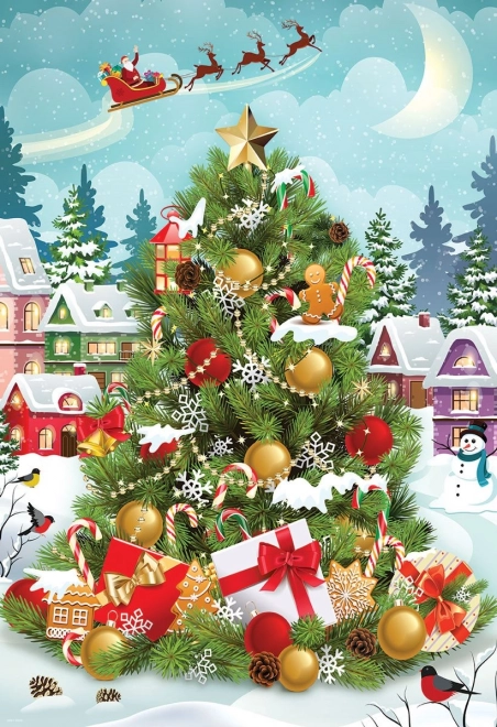 Eurographics Christmas Tree Puzzle Tin 550 Pieces