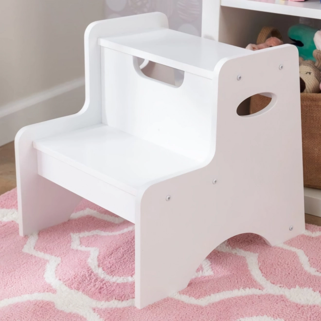 Kidkraft wooden step stool white