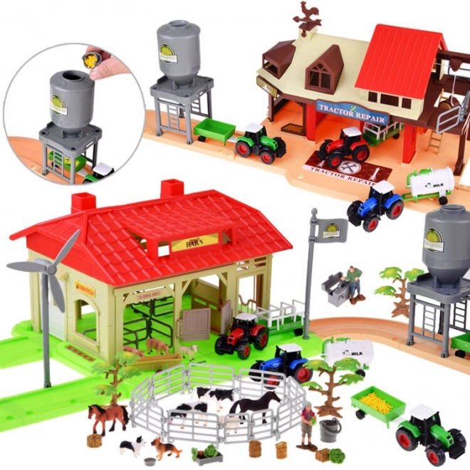 Mega Farm with Tractors and Animals Set