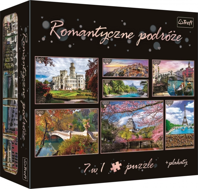 Trefl Romantic Destinations Puzzle Set