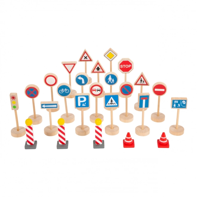 Small Foot Traffic Signs Set 25 Pieces