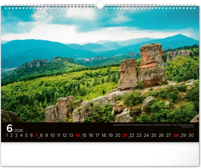 Calendrier Mural Paysages 2026