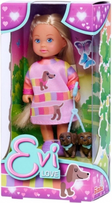 Evi Love Dog Walking Doll Set