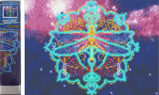 Glowing Dragonfly Diamond Painting Kit