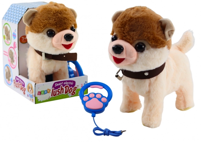 Interactive Walking and Dancing Plush Dog