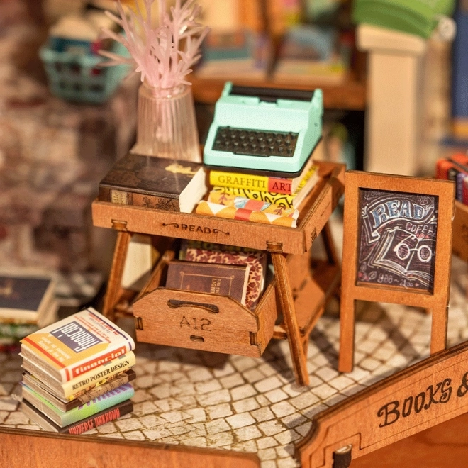 Miniature Bookstore Corner