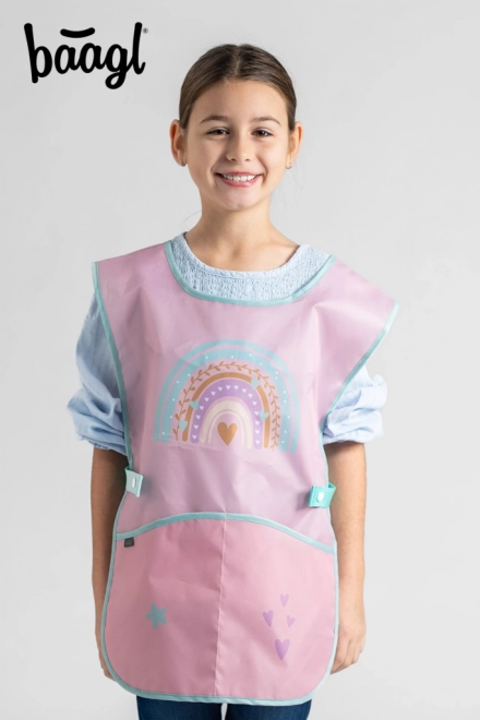 Children's Apron Pink Rainbow