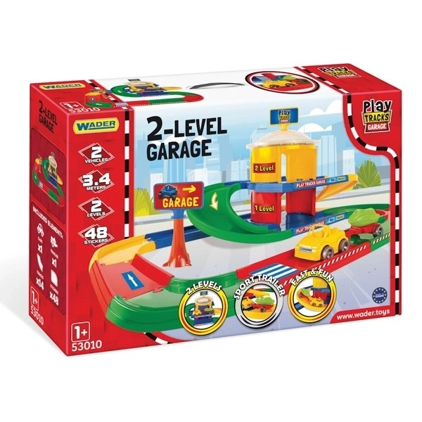 Play Tracks Garage Two-Level Set