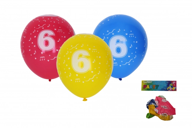 Inflatable Balloon Set - Number 6