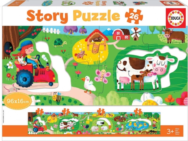 Educative Farm Adventure Puzzle