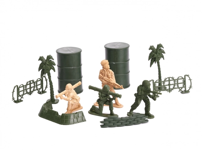 Military Base Toy Set with 114 Figures