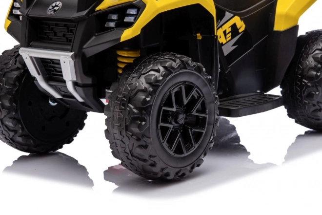 Quad elettrico per bambini giallo