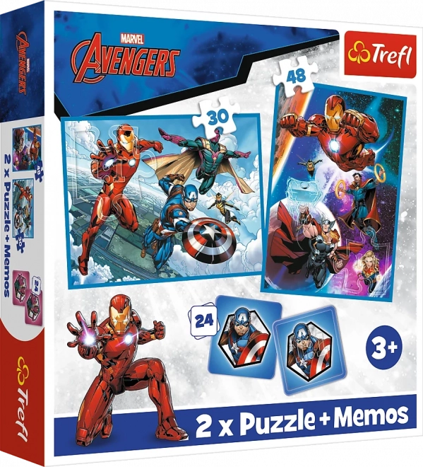 Puzzle and Memory Game Set - Heroes in Action