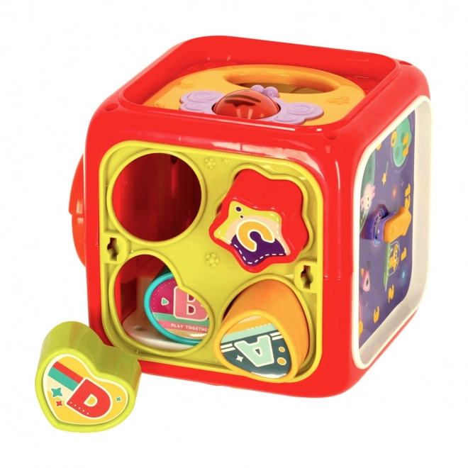 interactive educational cube piano 6-in-1 by Bibi-Inn pink