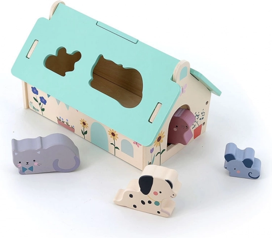 Vilac Wooden Sorting House for Animals