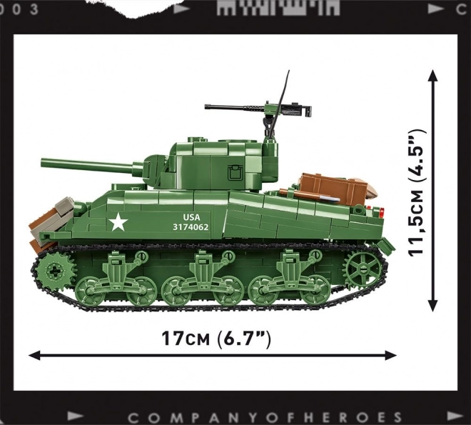 Sherman M4A1 Tank Model Kit