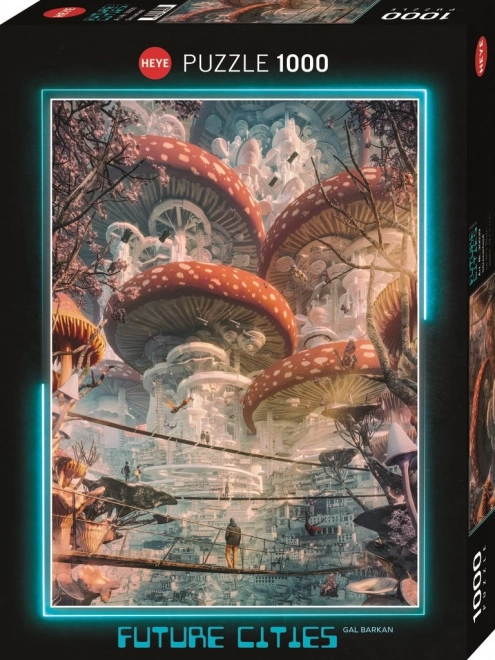 Puzzle Futuro Città: Zeme Hub 1000 Pezzi
