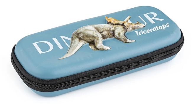 School Pencil Case 3D DINO Triceratops