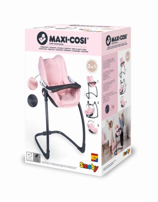 High Chair 3-in-1 for Dolls