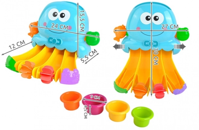 Octopus Bath Toy Slide