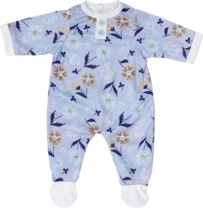 BABY BORN Doll Sleepsuit 43 cm – Blue