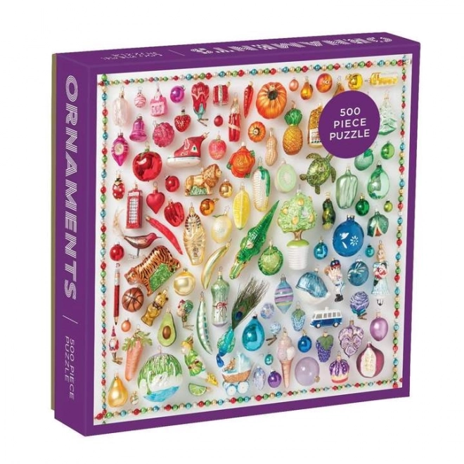 Rainbow Ornament Puzzle 500 Pieces