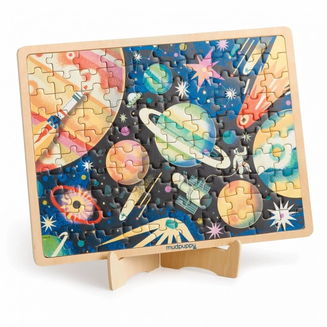 Wooden Space Mission Puzzle 100 Pieces