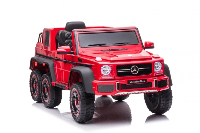 Electric Ride-On Car Mercedes-Benz G63 6x6 Red