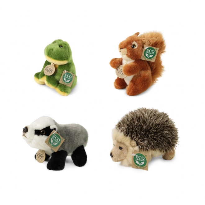 Eco-Friendly Plush Forest Animals Display