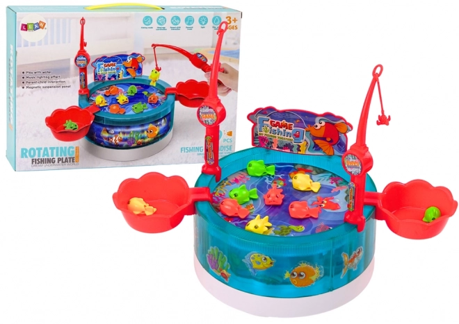 Magnetic Fishing Rod Game with Lights and Sounds