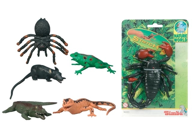 Stretchy Rubber Creatures Set