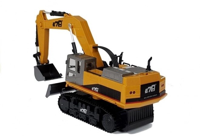 Remote Control Yellow Construction Excavator