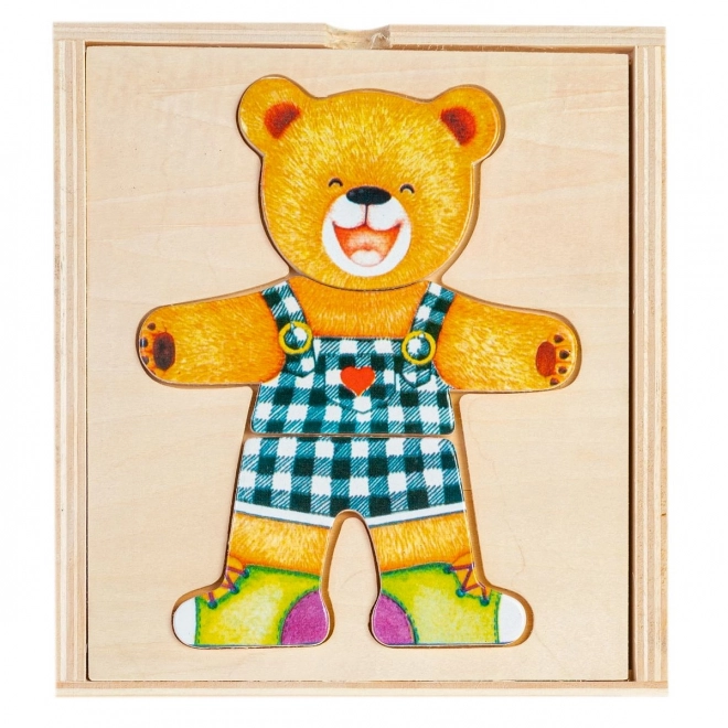 Wooden Puzzle Bear Boy