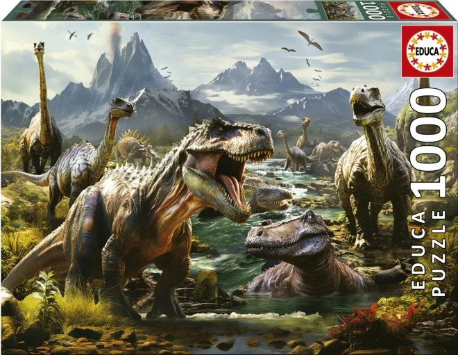 Puzzle dinosauri furiosi 1000 pezzi