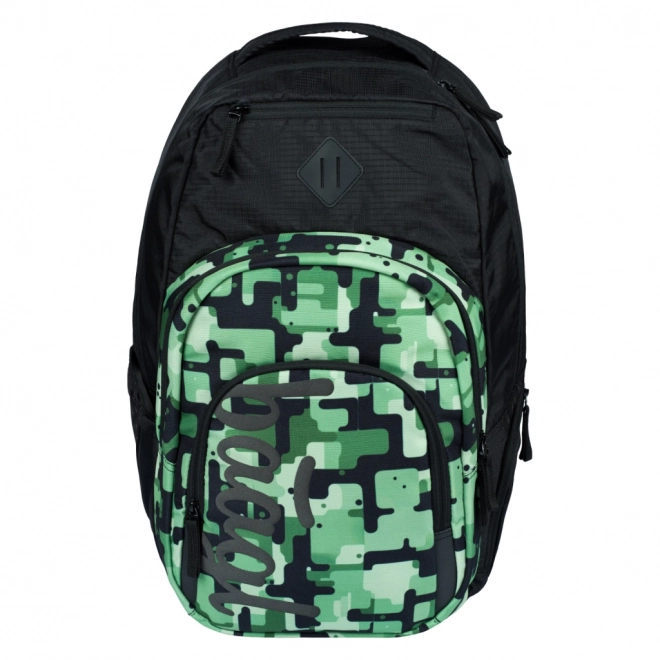 Baagl backpack green with organizational features