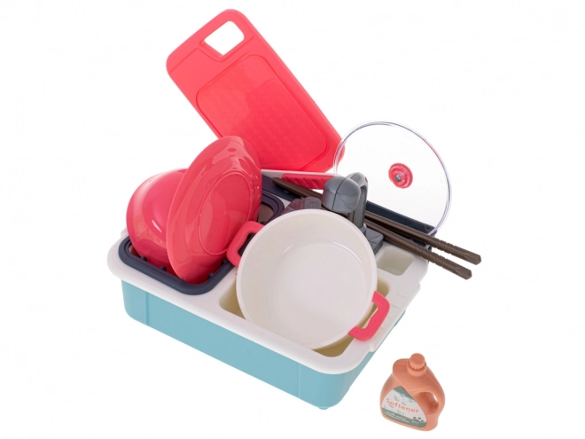 Vegetable Cutting Set with Sink and Accessories for Kids